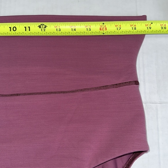 Jets Australia Isla Rib Fold Down High Waisted Bikini Bottom  Mauve Size 16 NWT - Picture 8 of 11